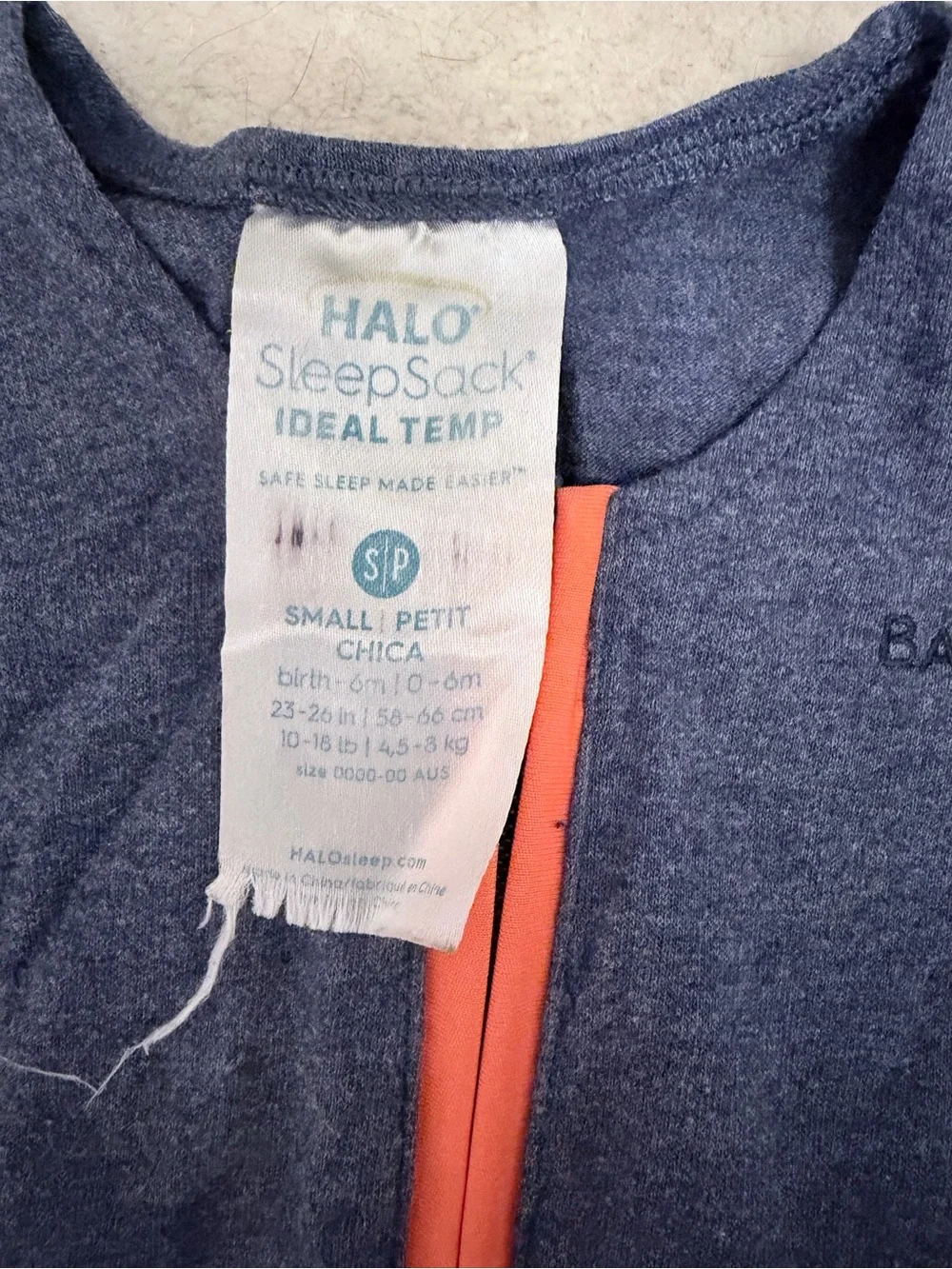 HALO Ideal Temp Sleep Sacks in Navy and Gray (2)